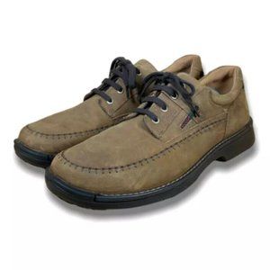 Ecco Brown Lace Up Casual Comfort Low Top